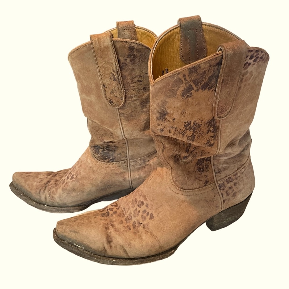 EUC Old Gringo Leopardito Cowboy Boots